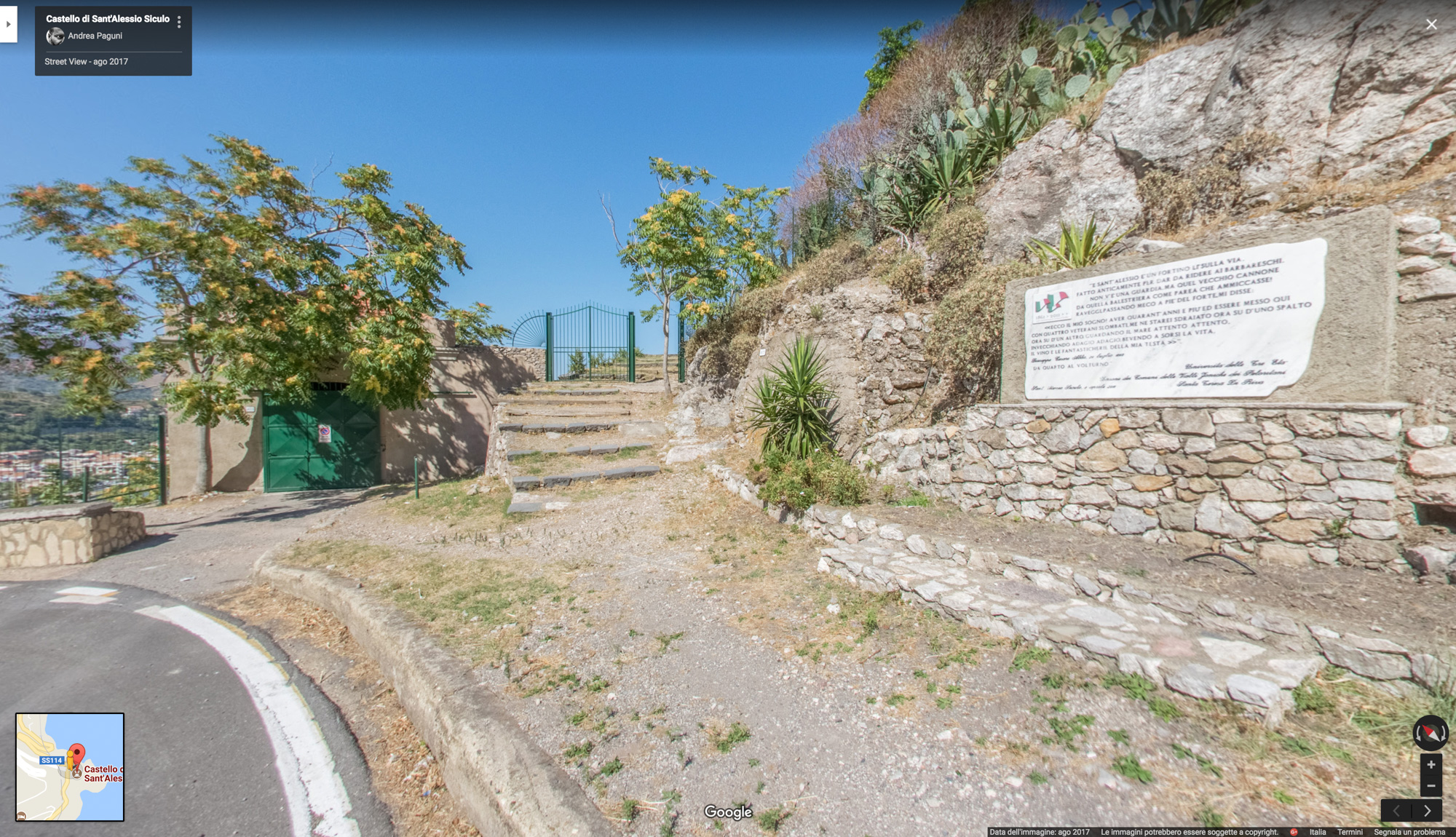 Castello di Sant'Alessio Siculo Andrea Paguni